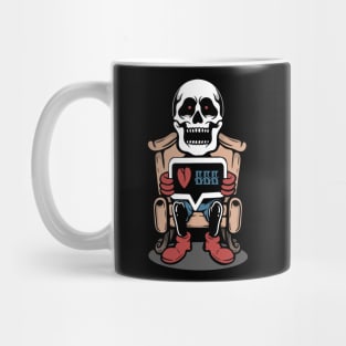 666 skull Mug